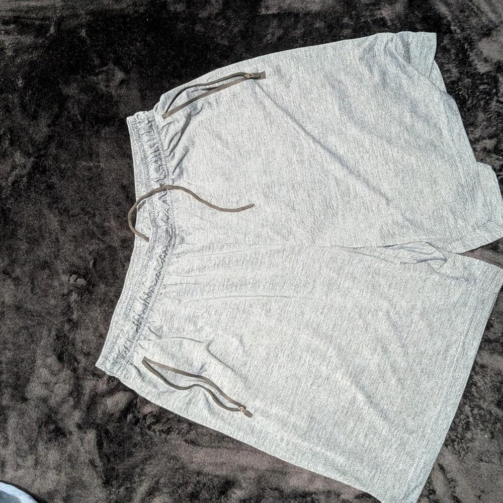 Grey and brown mule shorts